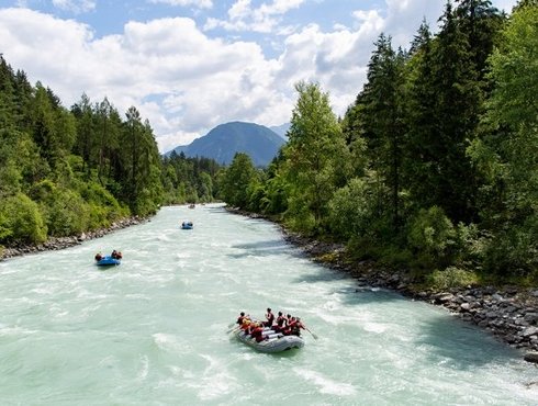 Rafting Foto Tirol Werbung