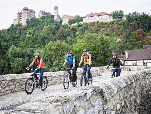 Foto von Radfahrern in Donau Ries