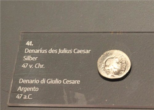 Denar des Julius Cesar Museum