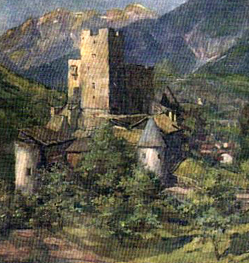 Malerei Schloss Landeck