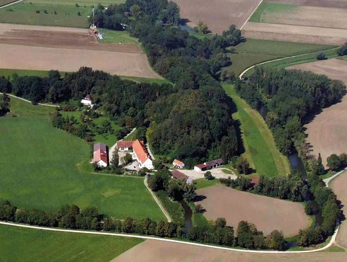 Ehemaliger Standort Submuntorium Burghöfe Druisheim Mertingen Lechtal, Foto Deininger