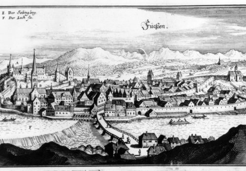 Füssen 1643, Merian