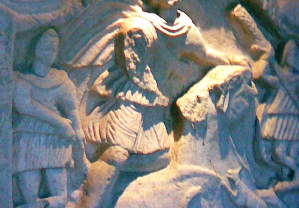Mithraeum Mithras Skulptur Platschka