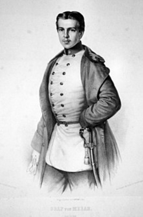 Franz Graf Von Meran Litho 1855