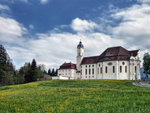 Wieskirche, Pfaffenwinkel, Weilheim, Foto Via Claudia Augusta